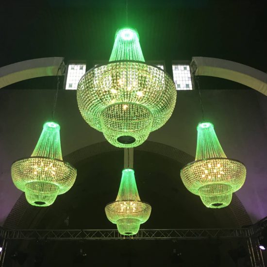 LED kroonluchter te huur – energiezuinig