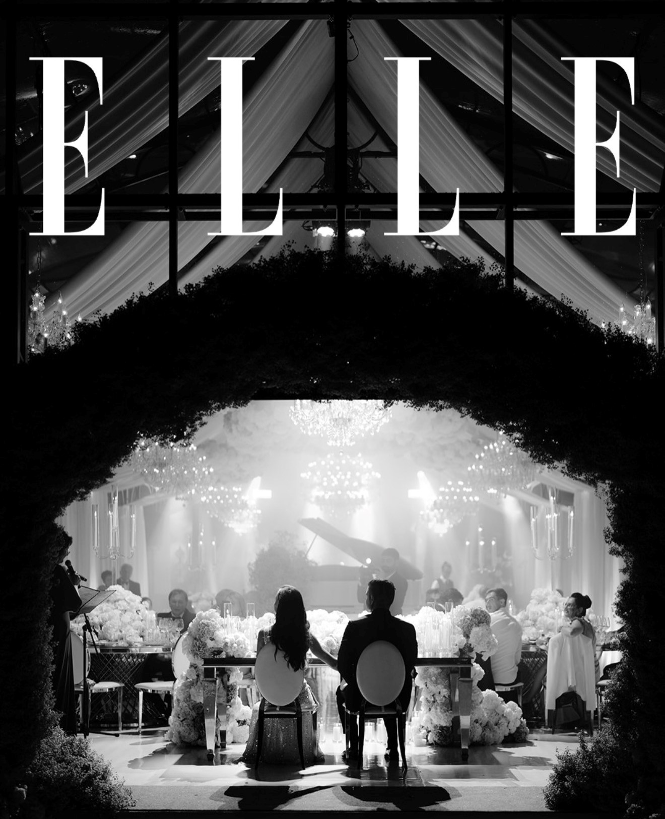 Kroonluchter verhuur gepubliceerd in ELLE Magazine